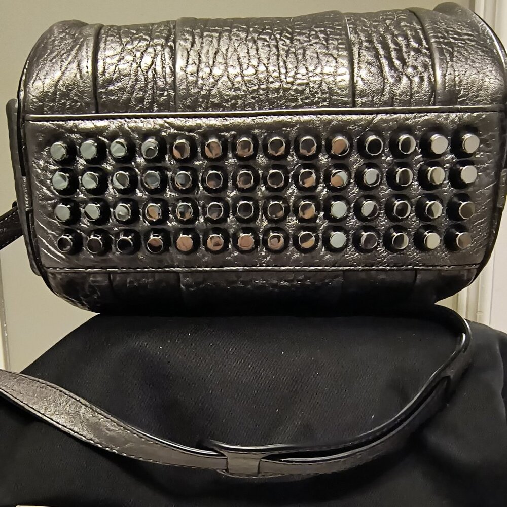 Authentic Alexander Wang Rocco Duffel Silver with Silver Hardware - Picture 2 of 7